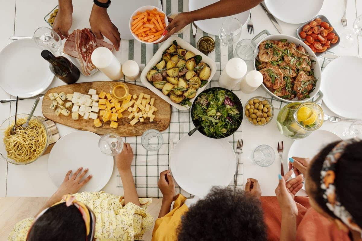 famille  dîner